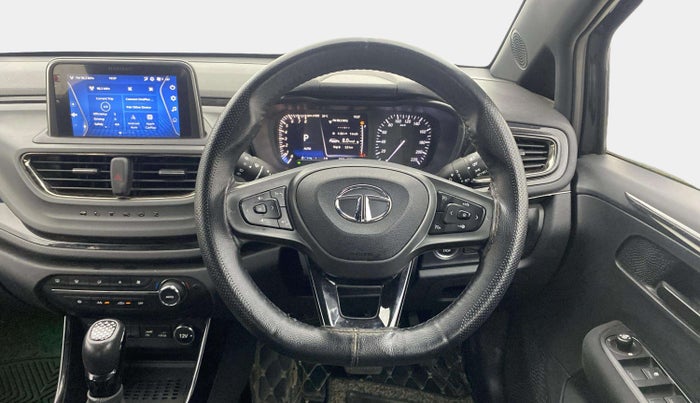 2023 Tata ALTROZ  XZA Plus Sunroof Dark Edition, Petrol, Automatic, 41,837 km, Steering Wheel Close Up