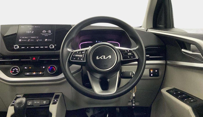 2024 KIA CARENS  PRESTIGE 1.5 TURBO PETROL IMT 7 STR , Petrol, Manual, 26,949 km, Steering Wheel Close Up