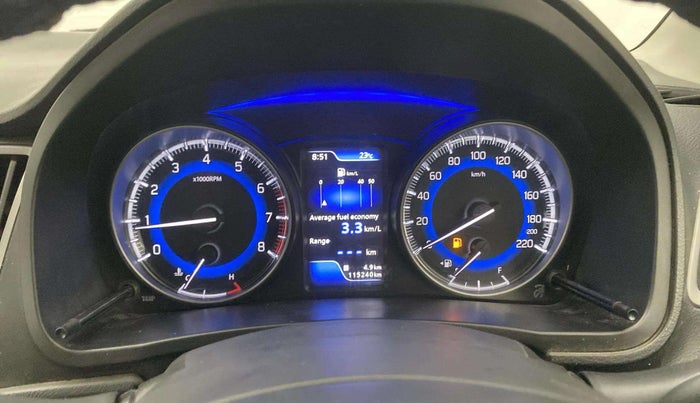 2021 Maruti Baleno ZETA PETROL 1.2, Petrol, Manual, 1,15,235 km, Odometer Image