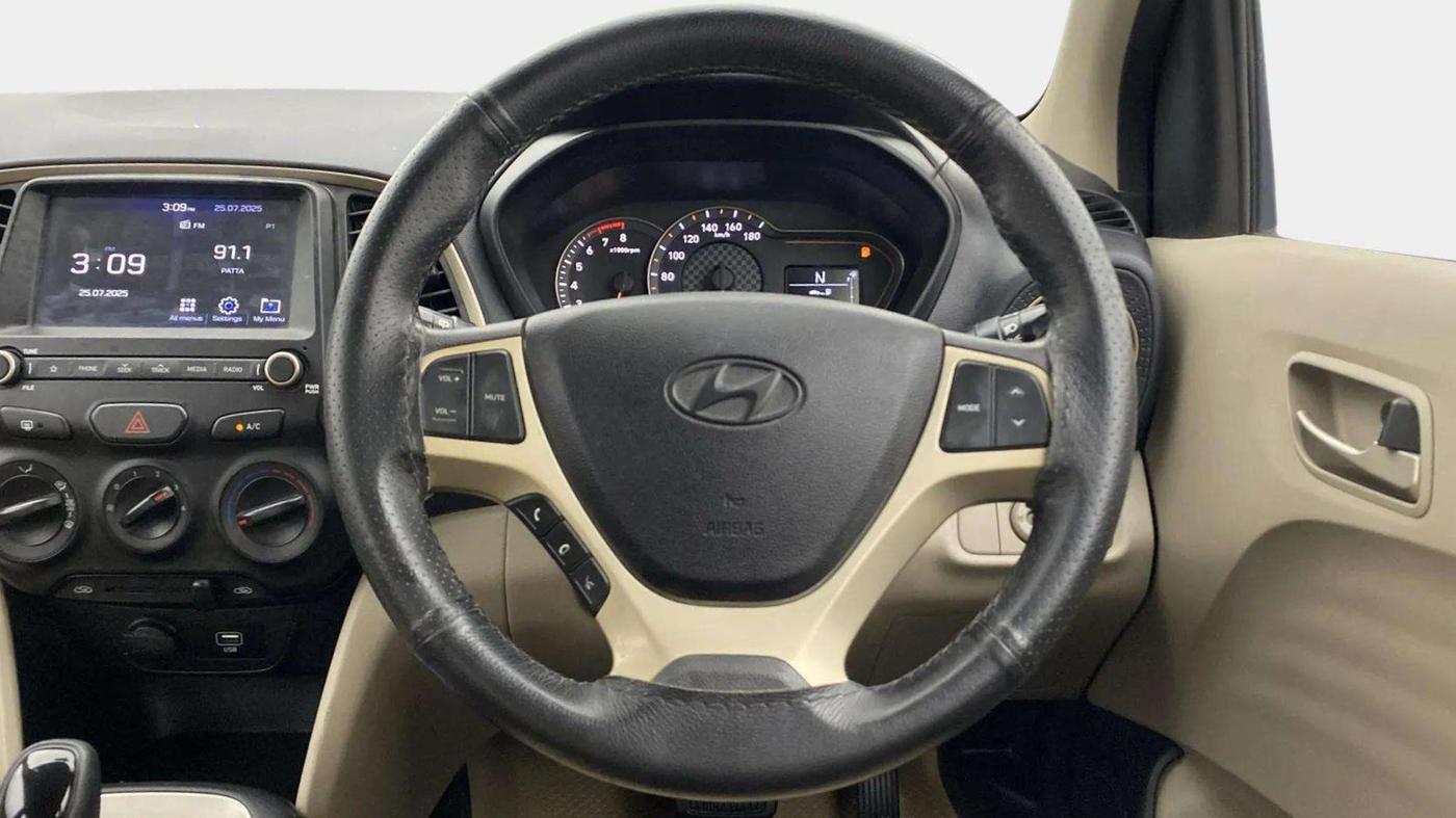 2021 Hyundai NEW SANTRO ASTA AMT, Petrol, Automatic, 31,538 km, Steering Wheel Close Up