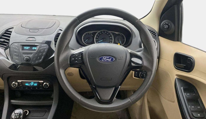 2017 Ford Figo Aspire TITANIUM 1.2 PETROL, CNG, Manual, 46,326 km, Steering Wheel Close Up