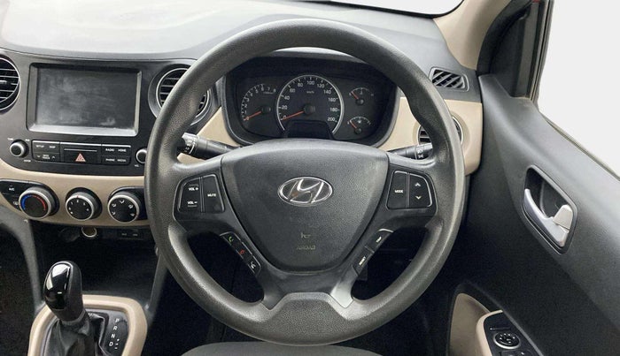 2017 Hyundai Grand i10 SPORTZ (O) AT 1.2 KAPPA VTVT, Petrol, Automatic, 78,983 km, Steering Wheel Close Up