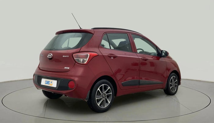2017 Hyundai Grand i10 SPORTZ (O) AT 1.2 KAPPA VTVT, Petrol, Automatic, 78,983 km, Right Back Diagonal