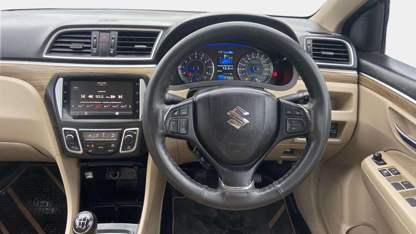 2022 Maruti Ciaz ZETA 1.5 SHVS MT PETROL, Petrol, Manual, 72,059 km, Steering Wheel Close Up
