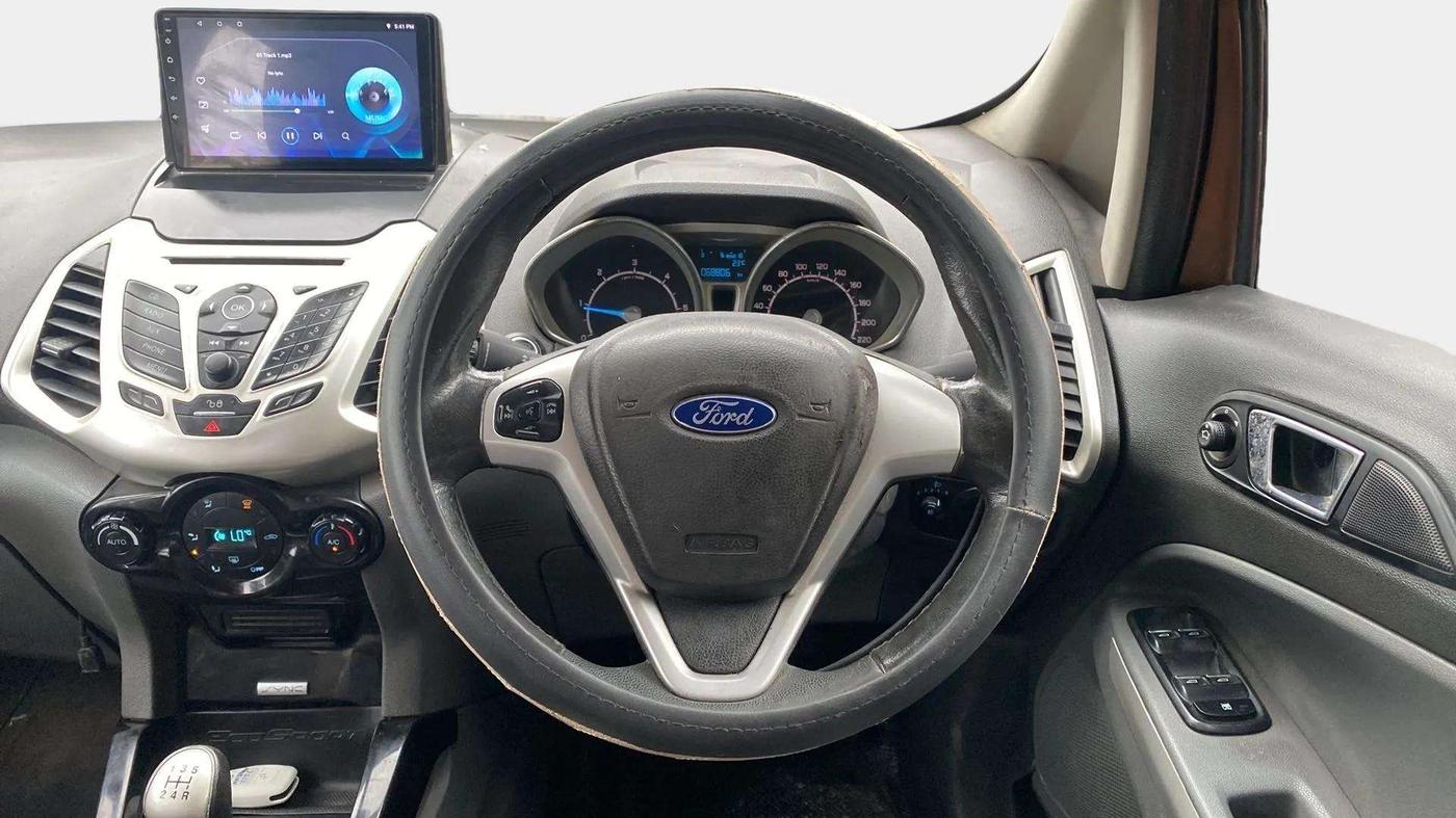 2016 Ford Ecosport TITANIUM 1.5L DIESEL, Diesel, Manual, 68,813 km, Steering Wheel Close Up