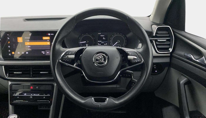 2021 Skoda KUSHAQ AMBITION 1.0L TSI MT, Petrol, Manual, 39,536 km, Steering Wheel Close Up