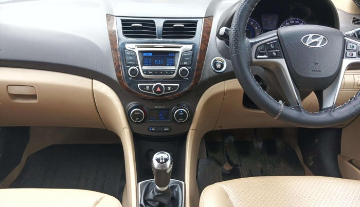 2015 Hyundai Verna FLUIDIC 1.6 VTVT SX, Petrol, Manual, 70,747 km, Air Conditioner