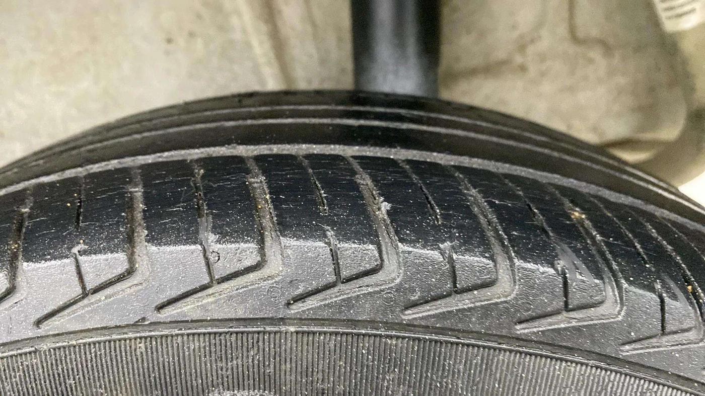 2023 Maruti New Wagon-R LXI 1.0, Petrol, Manual, 45,066 km, Left Rear Tyre Tread