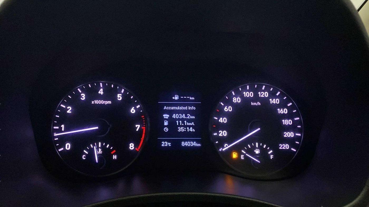 2019 Hyundai Verna 1.6 VTVT SX, Petrol, Manual, 84,090 km, Odometer Image