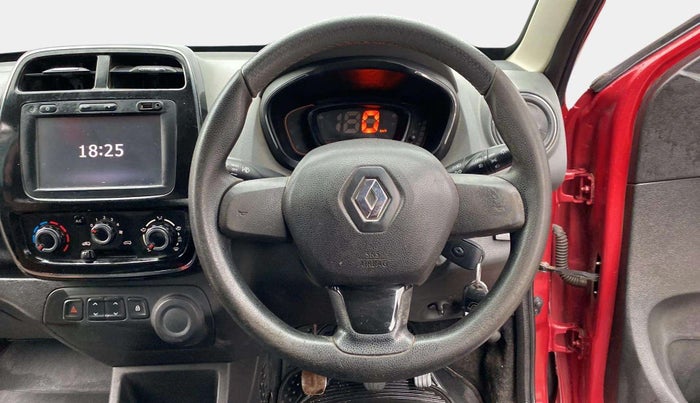 2018 Renault Kwid RXT 1.0 (O), CNG, Manual, 73,360 km, Steering Wheel Close Up