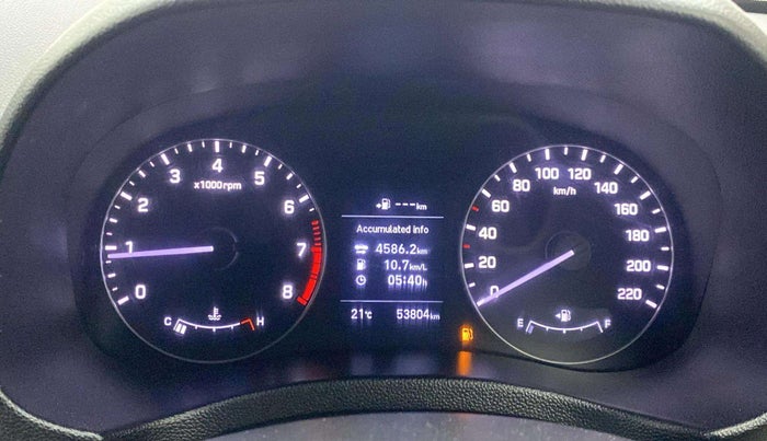 2018 Hyundai Creta SX 1.6 PETROL, Petrol, Manual, 53,833 km, Odometer Image