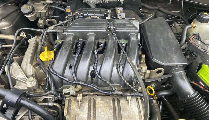 2013 Nissan Terrano XL (P), Petrol, Manual, 1,06,321 km, Engine View