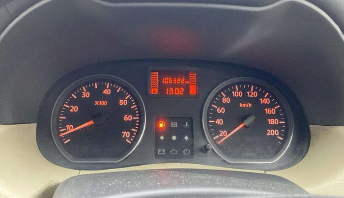 2013 Nissan Terrano XL (P), Petrol, Manual, 1,06,321 km, Odometer Image