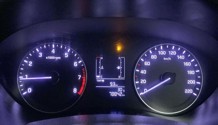 2017 Hyundai Elite i20 ASTA 1.2, Petrol, Manual, 78,833 km, Odometer Image
