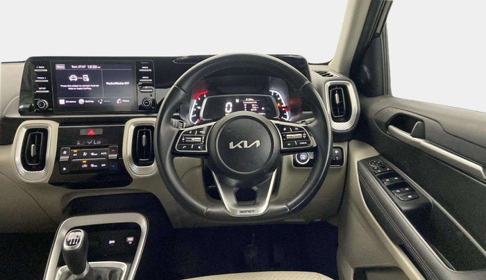 2023 KIA SONET HTX 1.5 DIESEL IMT, Diesel, Manual, 52,347 km, Steering Wheel Close Up