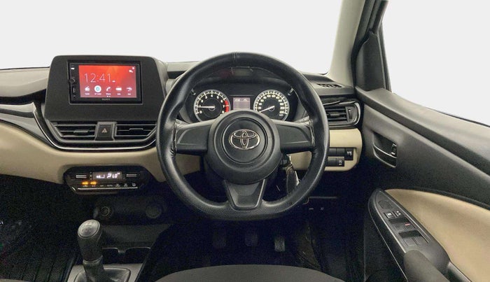 2022 Toyota Glanza E, Petrol, Manual, 30,848 km, Steering Wheel Close Up