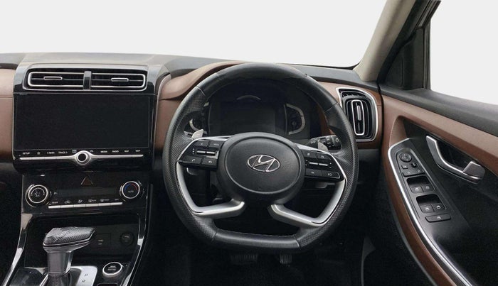 2021 Hyundai ALCAZAR PRESTIGE (O) 6STR 2.0 AT, Petrol, Automatic, 91,181 km, Steering Wheel Close Up