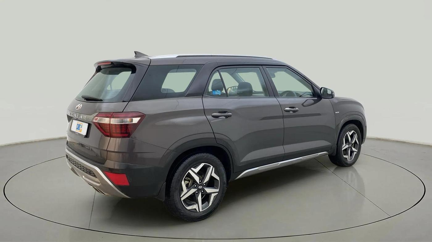 2021 Hyundai ALCAZAR PRESTIGE (O) 6STR 2.0 AT, Petrol, Automatic, 91,181 km, Right Back Diagonal