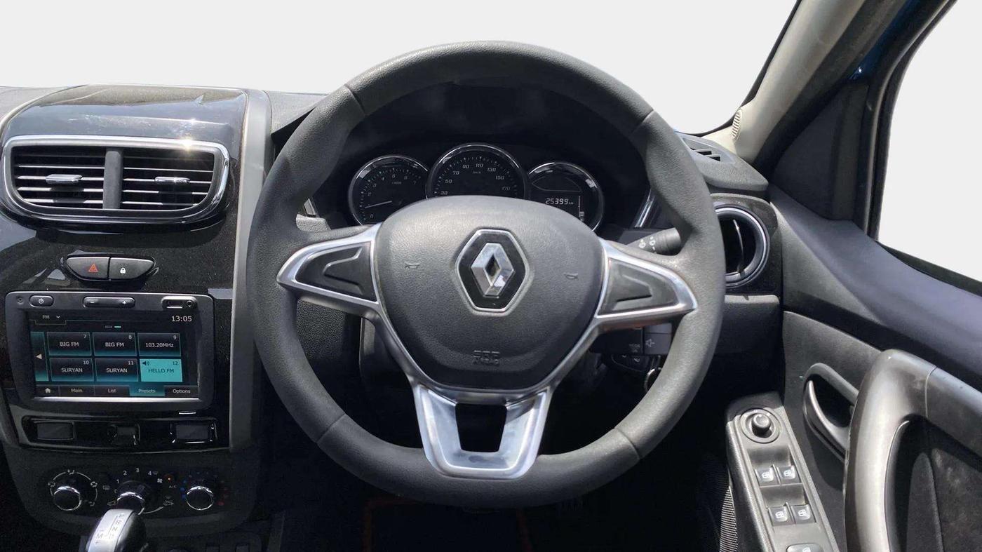 2019 Renault Duster RXS CVT, Petrol, Automatic, 25,396 km, Steering Wheel Close Up