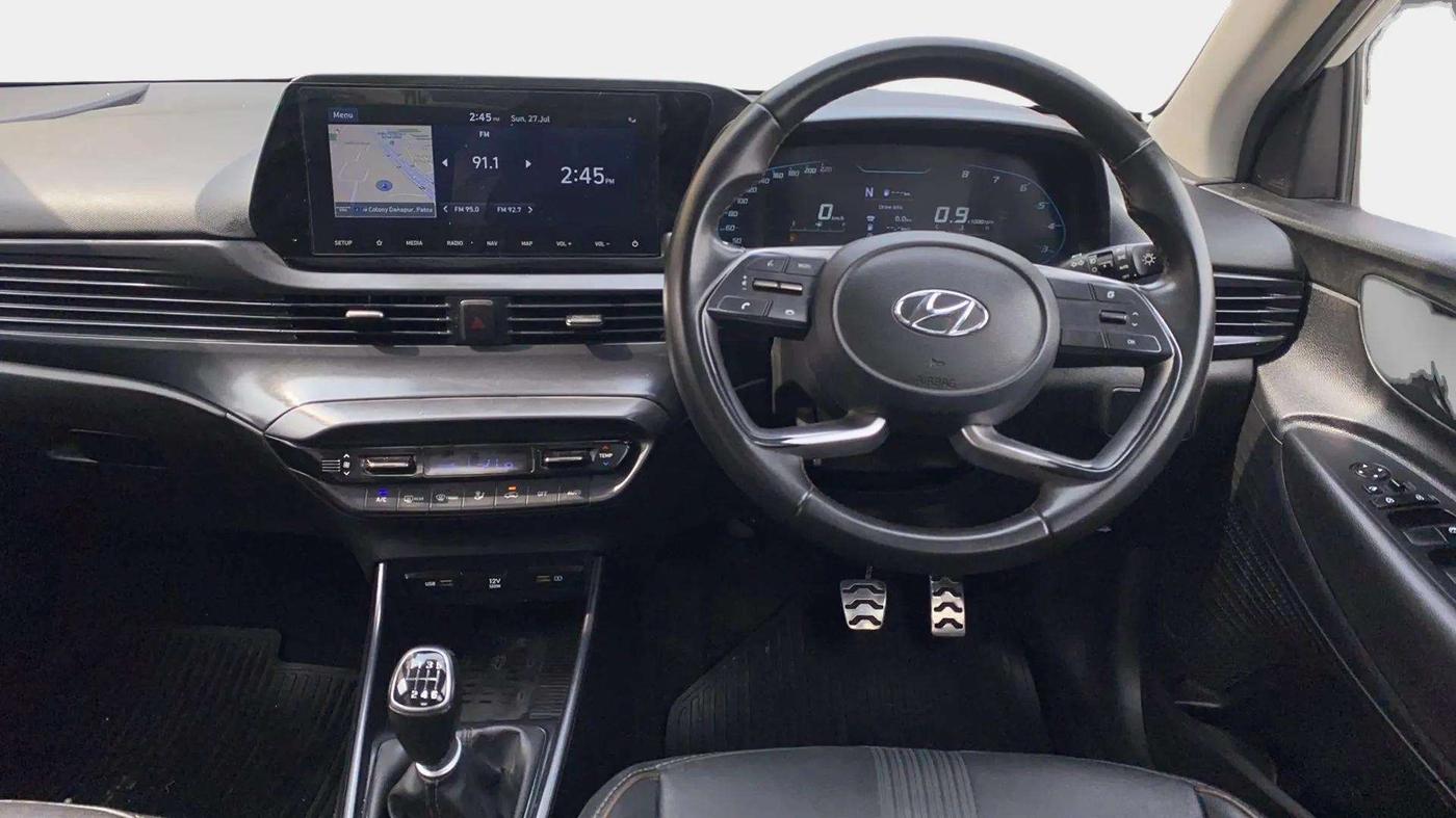 2021 Hyundai NEW I20 Asta 1.0 GDI Turbo IMT, Petrol, Manual, 73,064 km, Steering Wheel Close Up