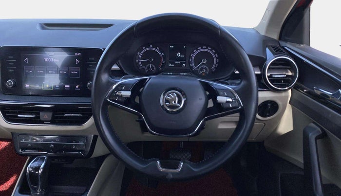 2022 Skoda SLAVIA AMBITION 1.0L TSI AT, Petrol, Automatic, 65,228 km, Steering Wheel Close Up