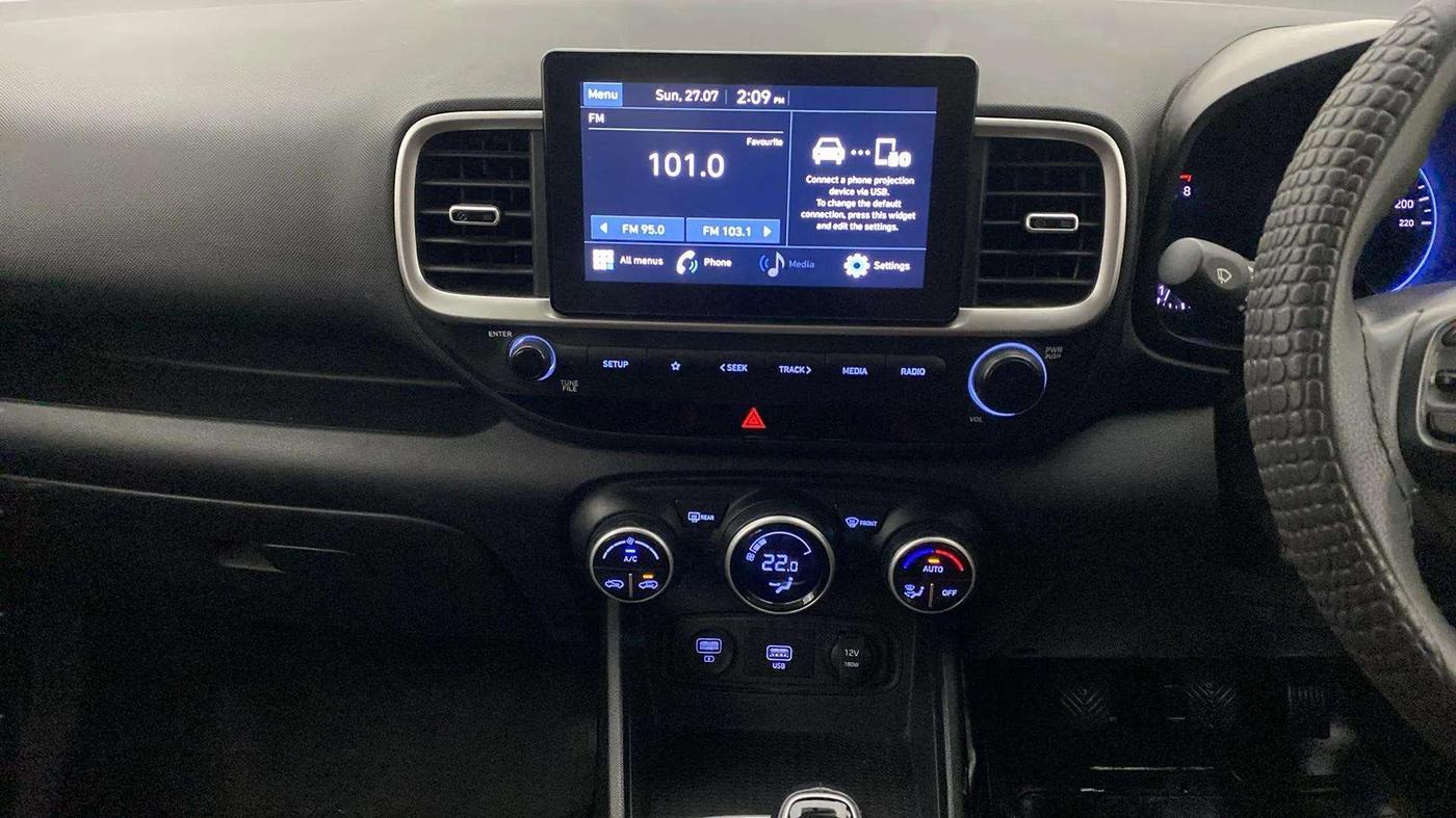 2020 Hyundai VENUE SX 1.0 TURBO, Petrol, Manual, 32,349 km, Air Conditioner
