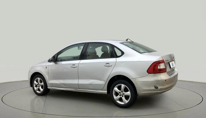 2013 Skoda Rapid AMBITION 1.6 TDI CR MT PLUS, Diesel, Manual, 1,16,611 km, Left Back Diagonal