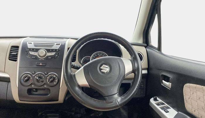 2014 Maruti Wagon R 1.0 VXI  ABS-AIRBAG, Petrol, Manual, 89,678 km, Steering Wheel Close Up