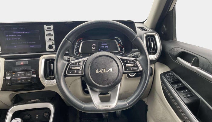 2021 KIA SONET HTX 1.0 IMT, Petrol, Manual, 54,114 km, Steering Wheel Close Up