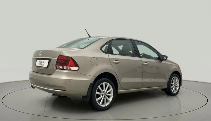 2017 Volkswagen Vento HIGHLINE PLUS 1.2 AT 16 ALLOY, Petrol, Automatic, 82,791 km, Right Back Diagonal