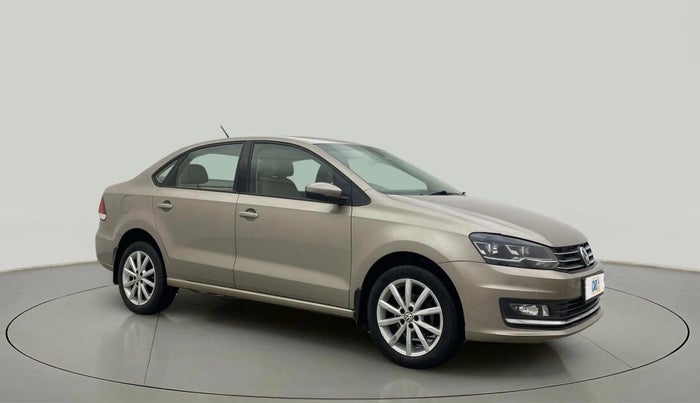 2017 Volkswagen Vento HIGHLINE PLUS 1.2 AT 16 ALLOY, Petrol, Automatic, 82,791 km, Right Front Diagonal