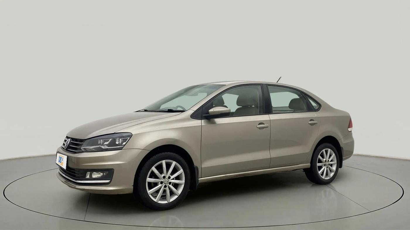 2017 Volkswagen Vento HIGHLINE PLUS 1.2 AT 16 ALLOY, Petrol, Automatic, 82,791 km, Left Front Diagonal
