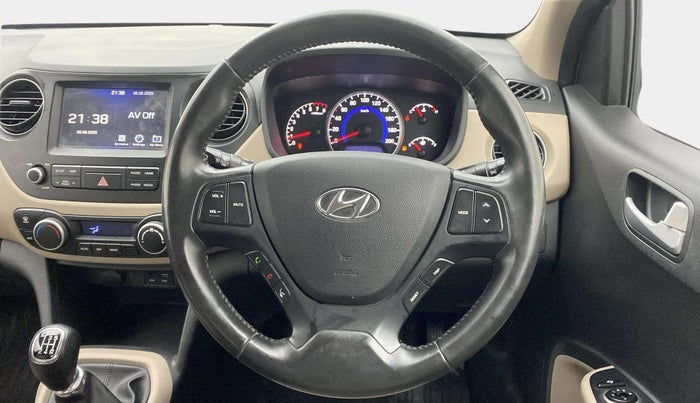 2017 Hyundai Grand i10 ASTA 1.2 KAPPA VTVT, Petrol, Manual, 34,136 km, Steering Wheel Close Up