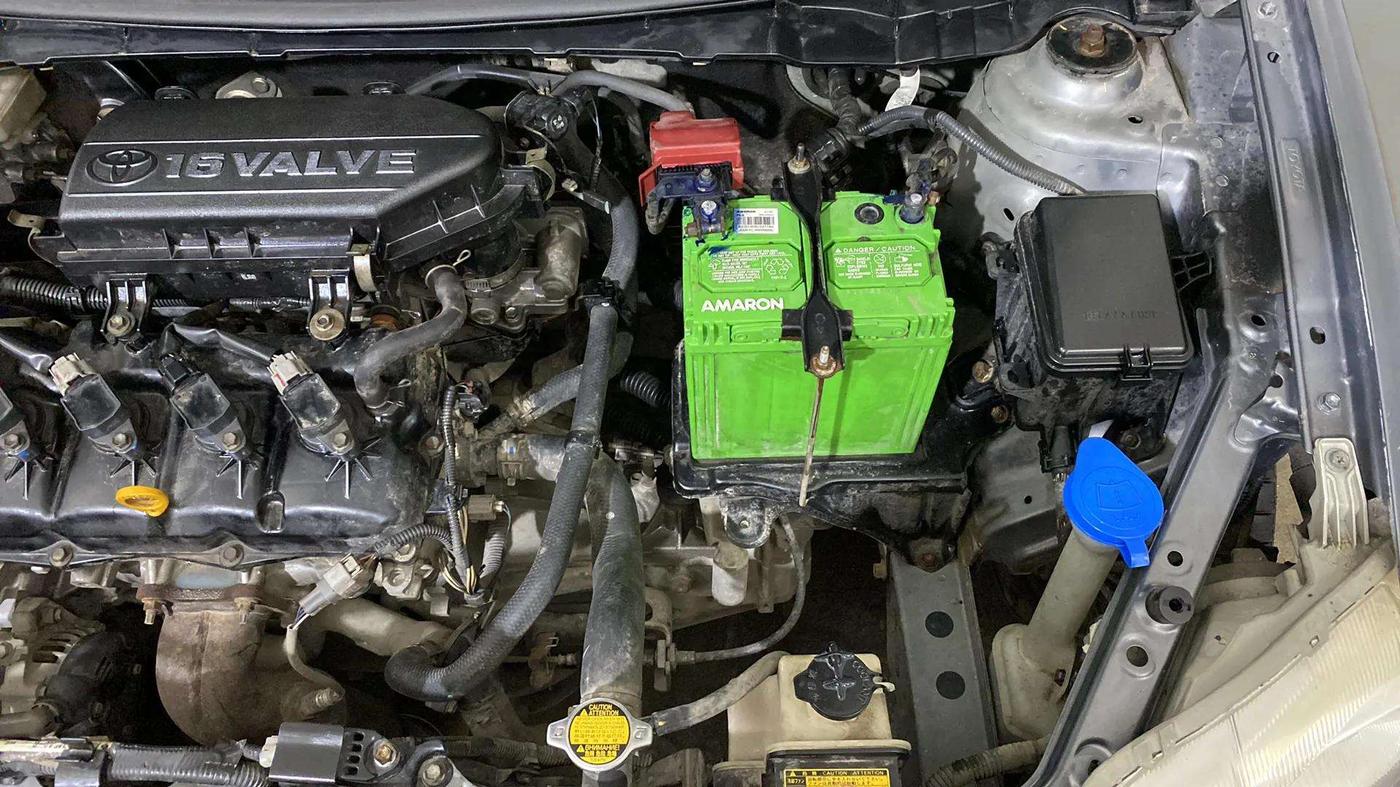 2015 Toyota Etios G, Petrol, Manual, 65,243 km, Engine View - Left