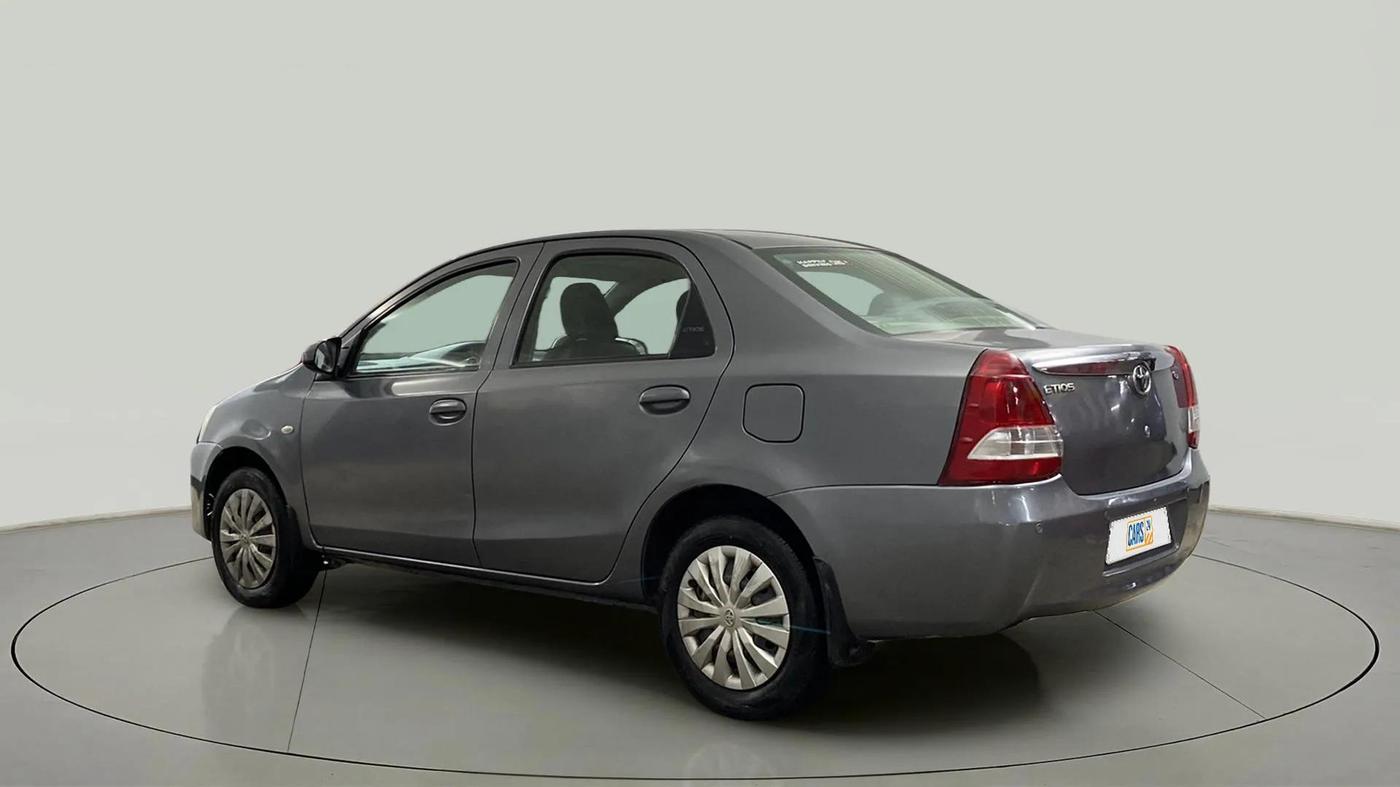 2015 Toyota Etios G, Petrol, Manual, 65,243 km, Left Back Diagonal