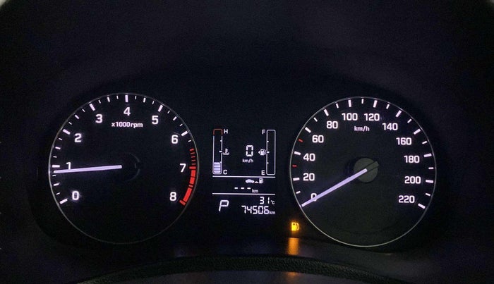 2018 Hyundai Creta SX AT 1.6 PETROL, Petrol, Automatic, 74,497 km, Odometer Image