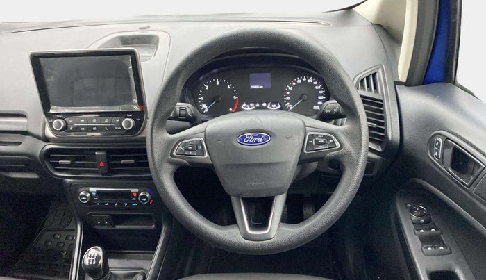 2018 Ford Ecosport TREND 1.5L DIESEL, Diesel, Manual, 1,26,489 km, Steering Wheel Close Up