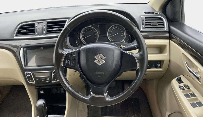 2016 Maruti Ciaz ZXI+ AT, Petrol, Automatic, 82,317 km, Steering Wheel Close Up