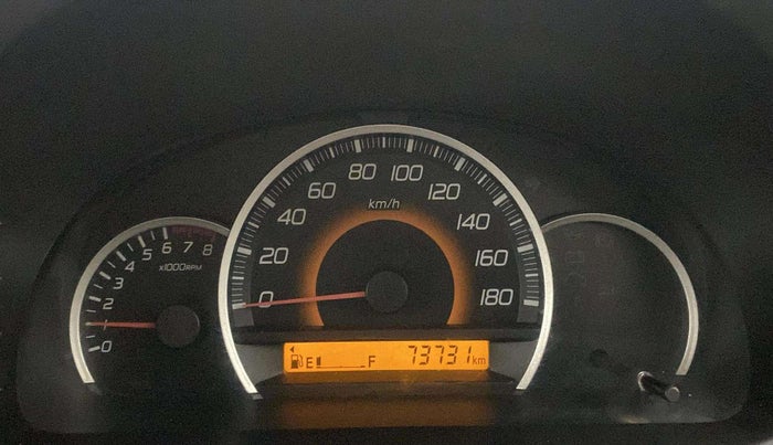 2013 Maruti Wagon R 1.0 VXI, Petrol, Manual, 73,689 km, Odometer Image