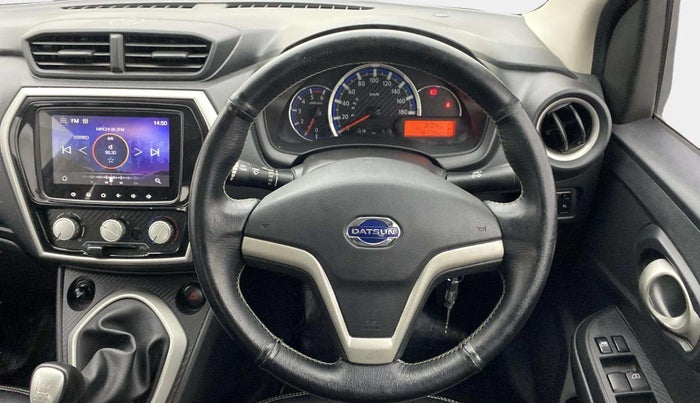 2018 Datsun Go T, Petrol, Manual, 18,770 km, Steering Wheel Close Up