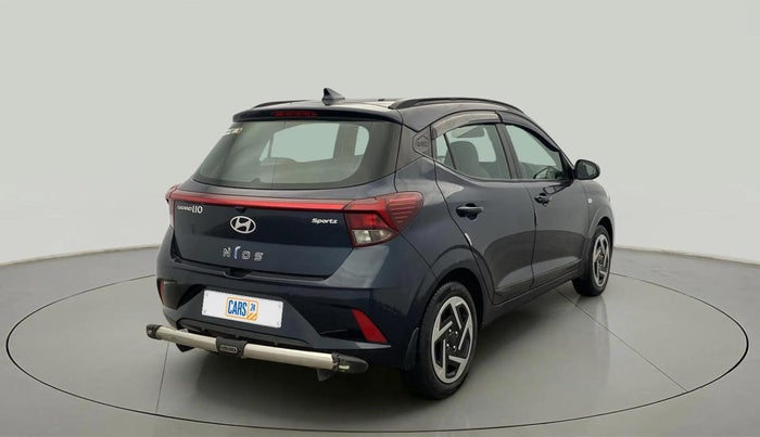 2023 Hyundai GRAND I10 NIOS SPORTZ AMT 1.2 KAPPA VTVT, Petrol, Automatic, 22,492 km, Right Back Diagonal