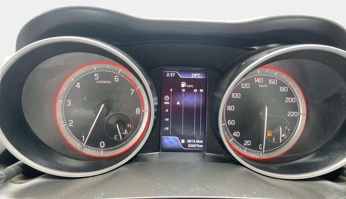 2022 Maruti Swift ZXI PLUS DUAL TONE, Petrol, Manual, 33,695 km, Odometer Image
