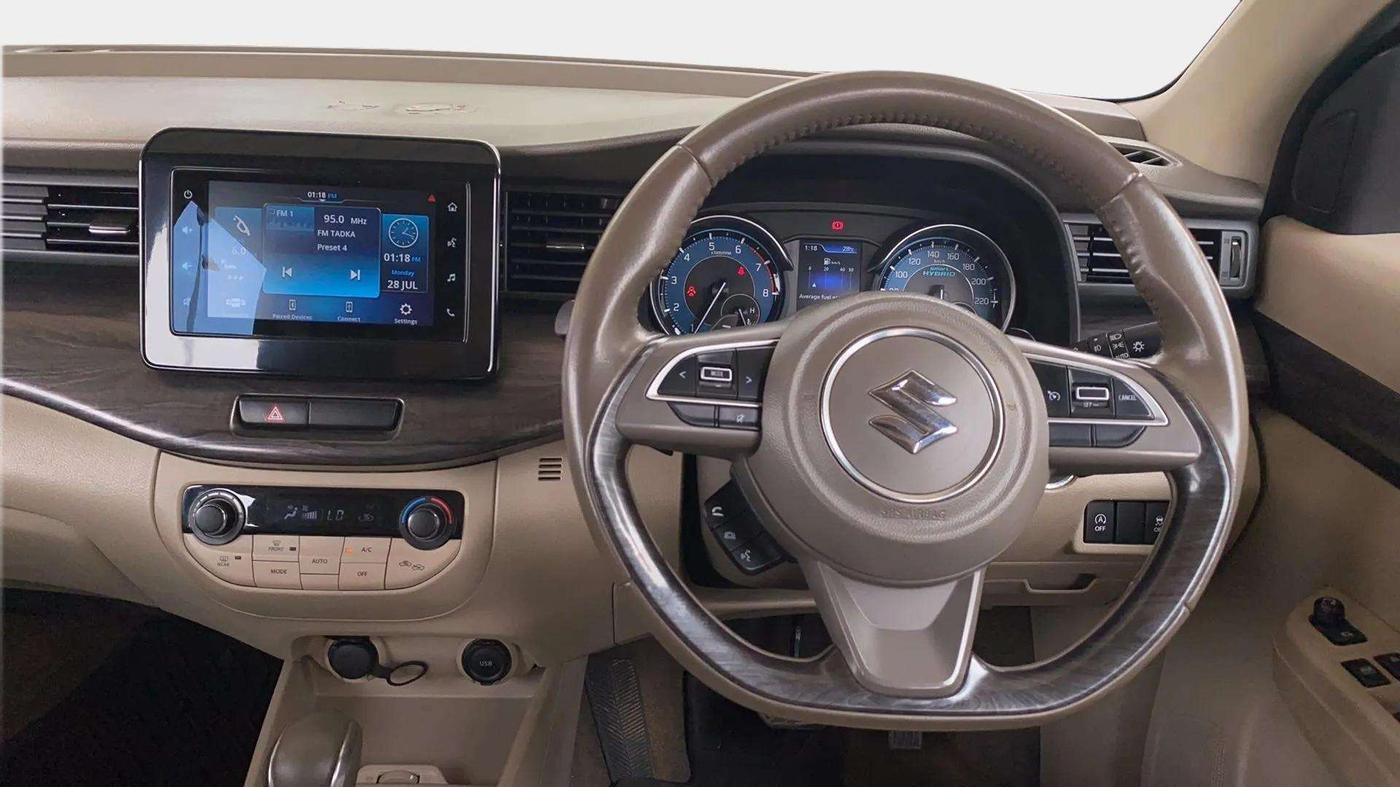 2022 Maruti Ertiga ZXI+ AT SHVS, Petrol, Automatic, 83,594 km, Steering Wheel Close Up