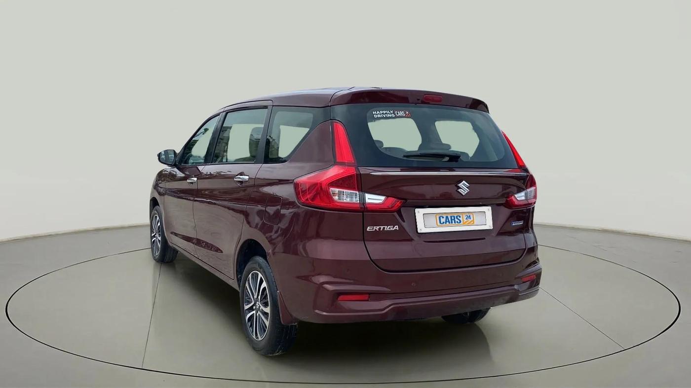 2022 Maruti Ertiga ZXI+ AT SHVS, Petrol, Automatic, 83,594 km, Left Back Diagonal