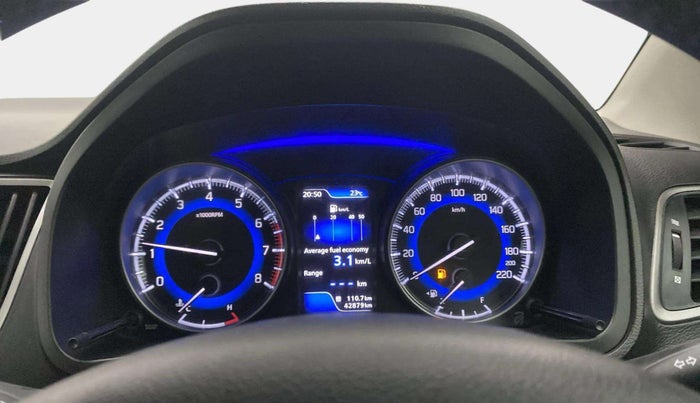 2020 Toyota Glanza V, Petrol, Manual, 42,878 km, Odometer Image