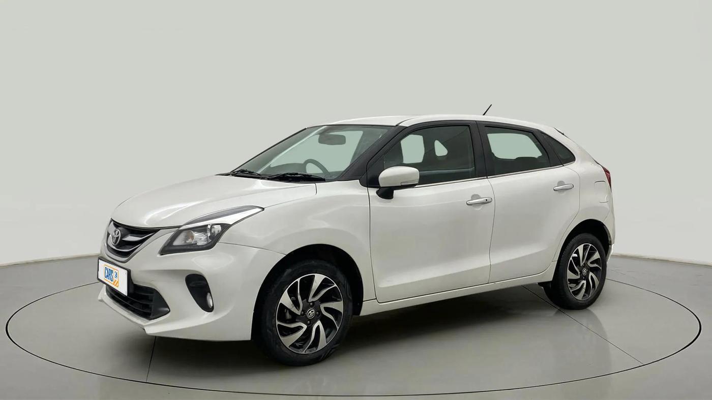 2020 Toyota Glanza V, Petrol, Manual, 43,016 km, Left Front Diagonal