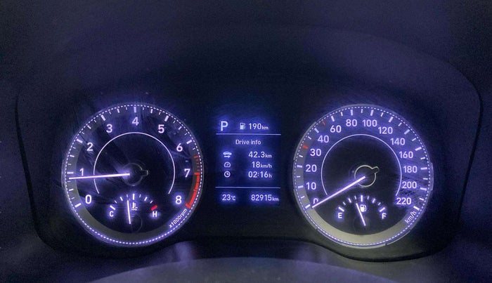 2020 Hyundai VENUE SX PLUS 1.0 TURBO DCT, Petrol, Automatic, 82,873 km, Odometer Image