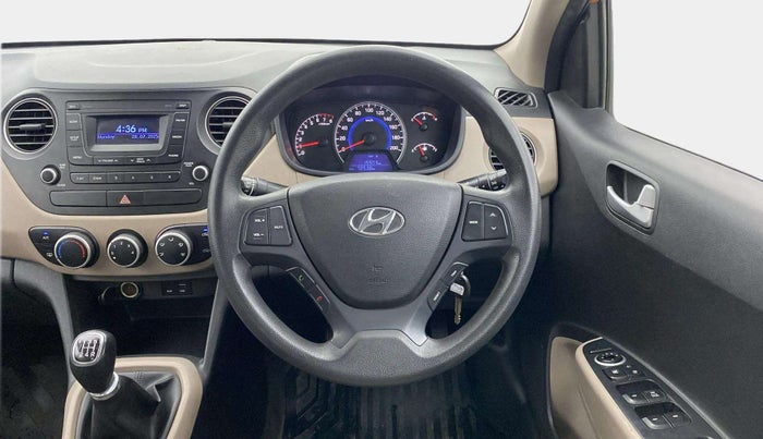 2016 Hyundai Grand i10 SPORTZ 1.2 KAPPA VTVT, Petrol, Manual, 72,602 km, Steering Wheel Close Up