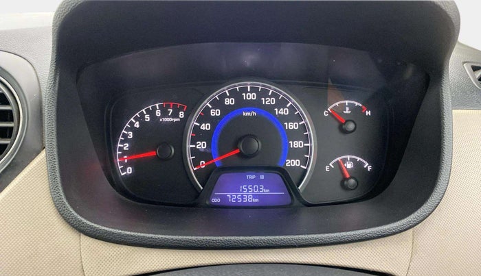 2016 Hyundai Grand i10 SPORTZ 1.2 KAPPA VTVT, Petrol, Manual, 72,602 km, Odometer Image