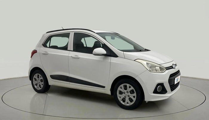 2015 Hyundai Grand i10 SPORTZ 1.2 KAPPA VTVT, Petrol, Manual, 74,647 km, Right Front Diagonal